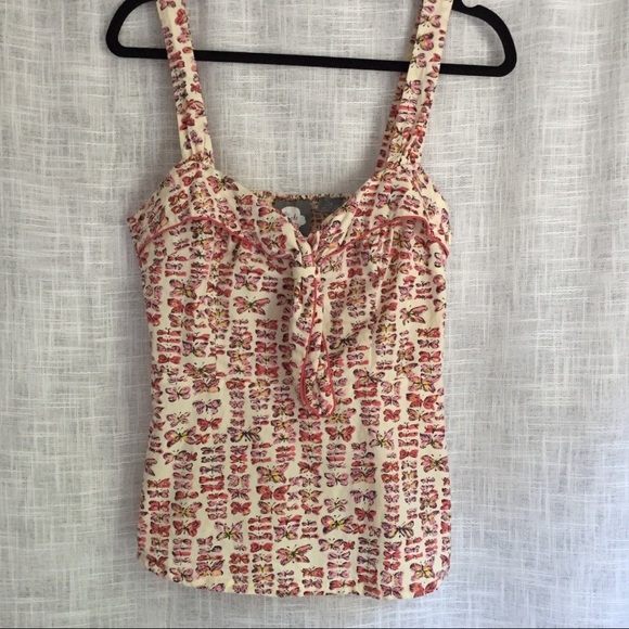 Anthropologie Girls From Savoy Mariposa Tank - Picture 2 of 7